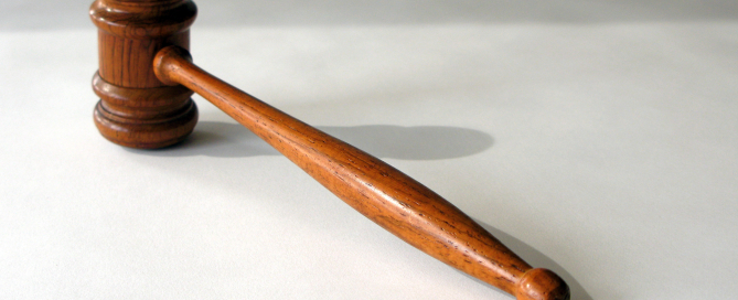 Jury Instructions Gavel for Personal Injury