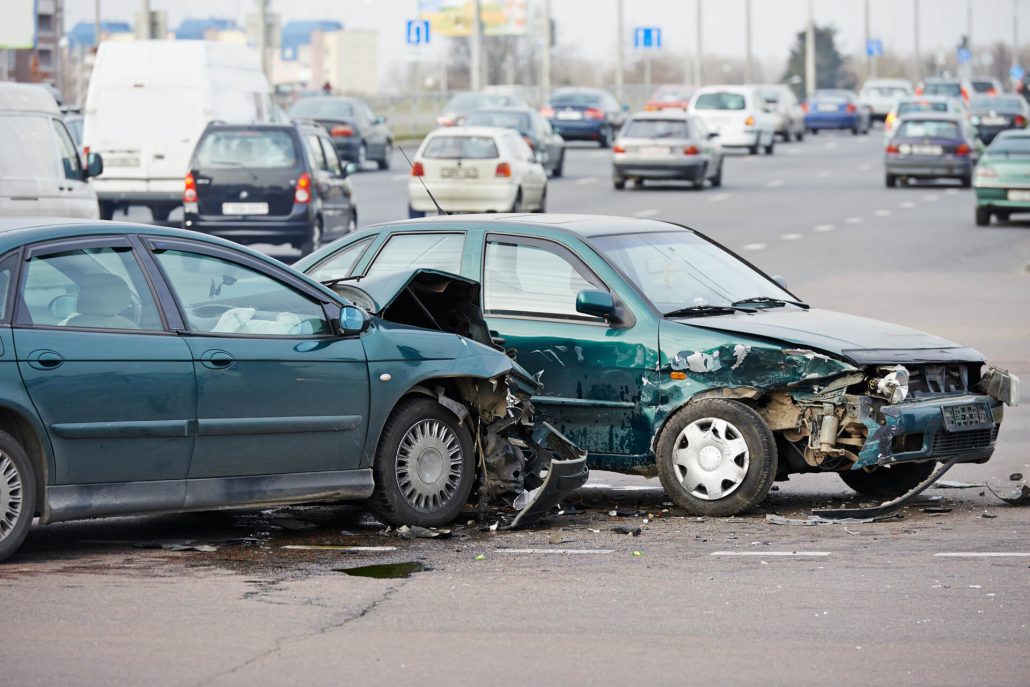 Two Light Vehicle T-Bone Accident