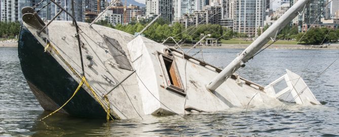 Photo of Sinking Sailboat