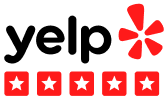 Yelp 5 star badge