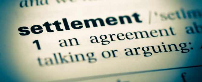 Definition of Settlement related to wrongful death