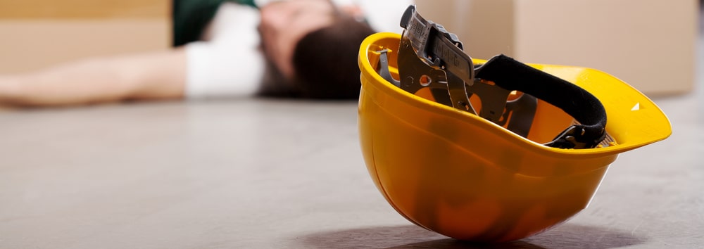 Construction Worker Lying On The Ground Unconscious 