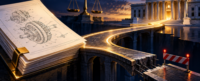 Patent drawings and a split path to a courthouse illustrating Rule 54(b) appellate finality in ParkerVision v. Qualcomm